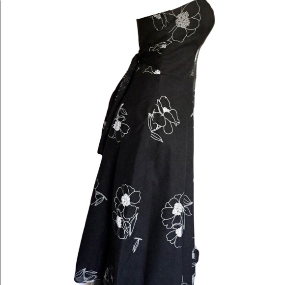 WHITE HOUSE BLACK MARKET strapless A-line dress - Picture 2 of 3